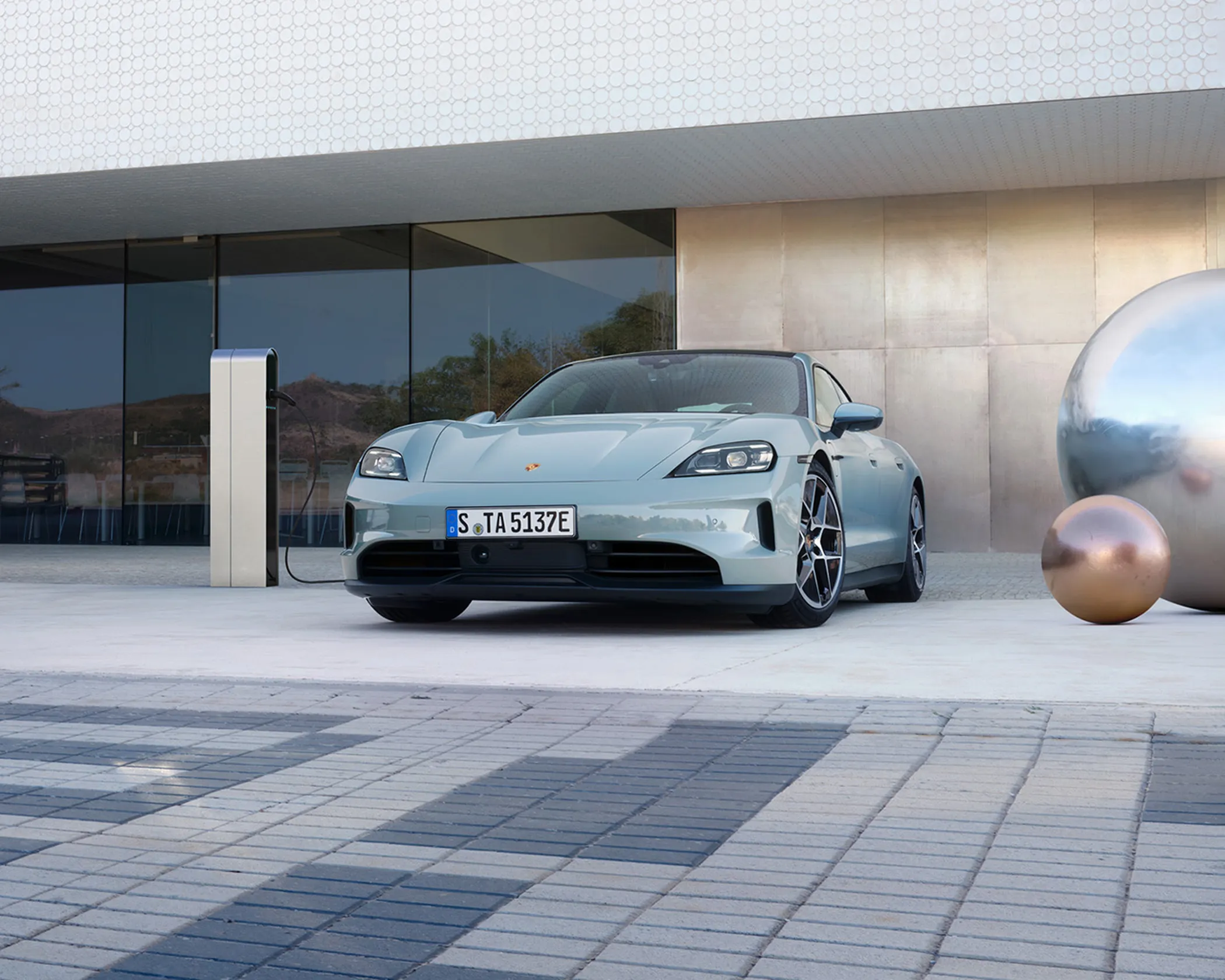 Porsche em ambiente urbano